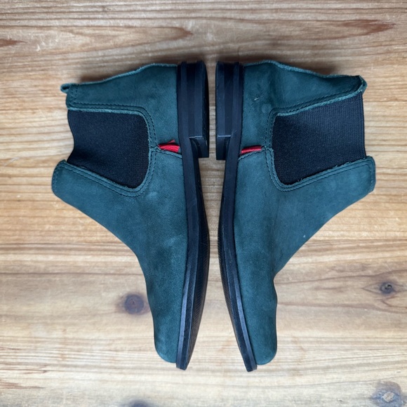 Marc Joseph New York Kids Webster Bootie Green Nubuck Leather Size 12.5 - Picture 2 of 8
